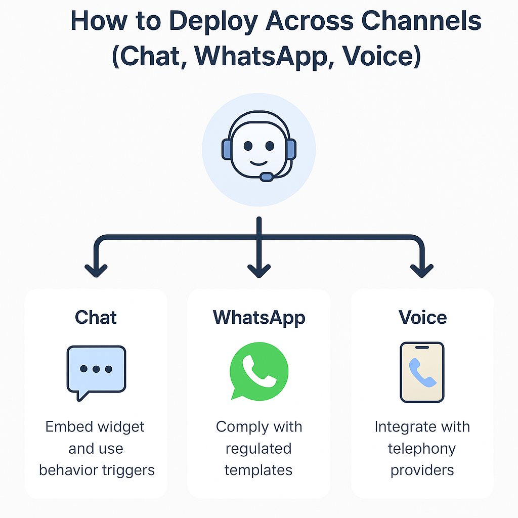 deploying ai agent acorss channels