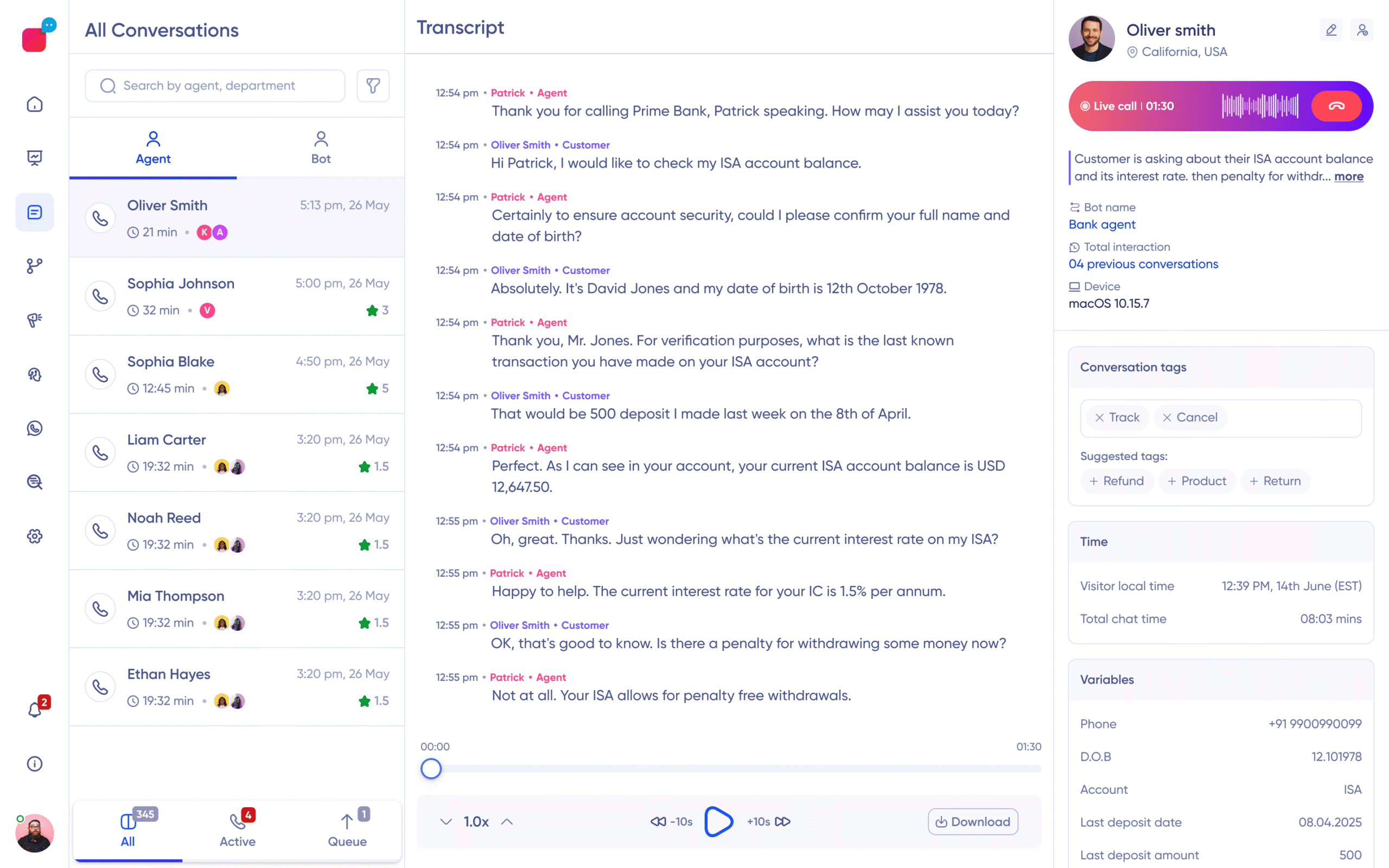 Verloop Enterprise AI Stack and Voice AI Agents